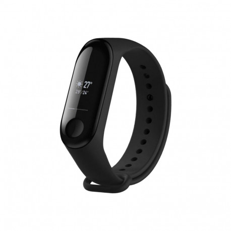 Fixed | silikoonrihm Xiaomi Mi Band 3/4 jaoks | must