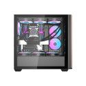 Darkflash DS900WS computer case (black) + 4 fans