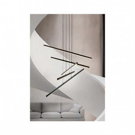 PENDANT LED LIGHT SIBIU 60W 4000K BLACK