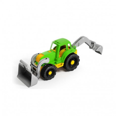 EARTHMOVING TRACTOR WITH BUCKET