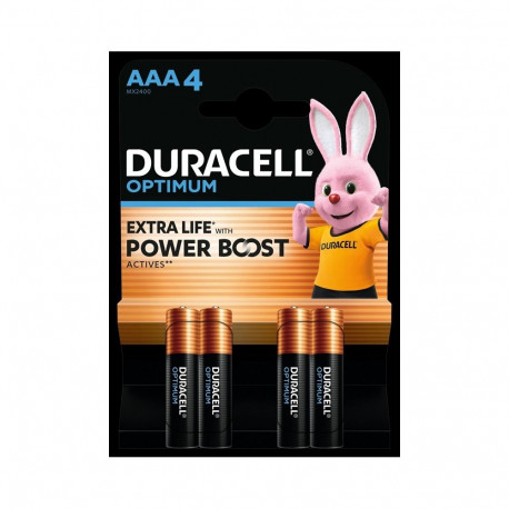 BATTERIES DURACELL OPTIMUM AAA 4PCS