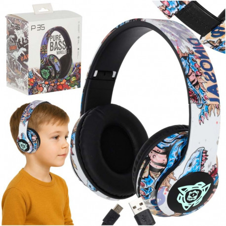 Bluetooth RGB Gaming Sport 150mAh juhtmevabad kõrvaklapid