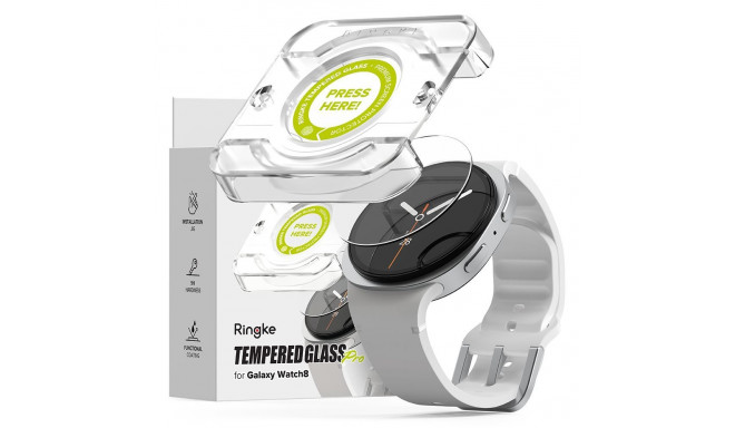 SZKŁO HARTOWANE RINGKE TEMPERED GLASS PRO 2-PACK GALAXY WATCH 8 (44 MM) CLEAR