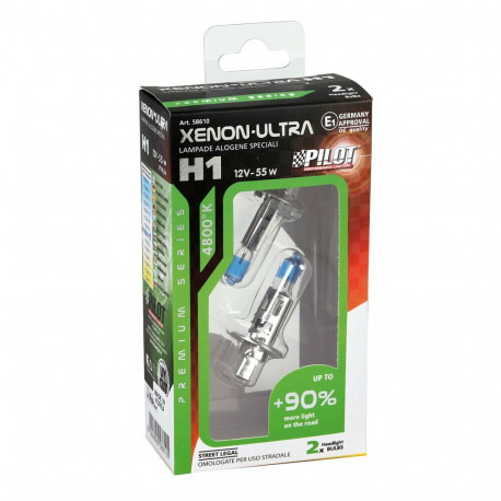 H1 ksenoon ultra 2 tk, 55W, P14,5 4800K