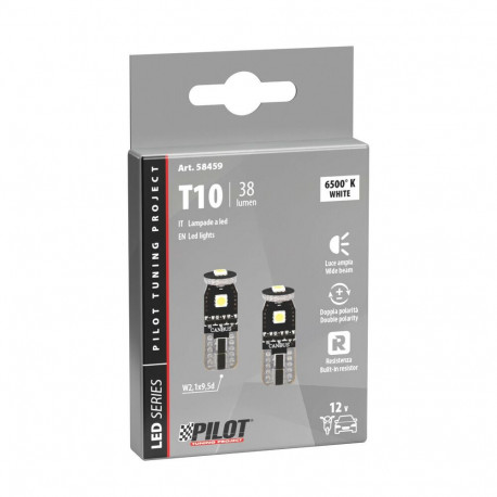 Ledid 2tk CanBus 12V, W2,1*9,5d T10 3SMD