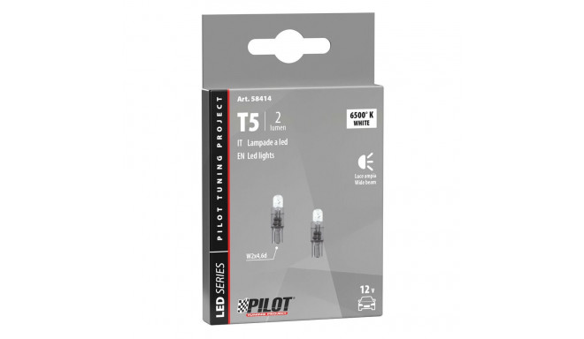 Pirnid 2tk T5, 12V, valge
