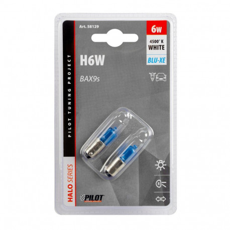 H6 6W 12V sinine 2tk