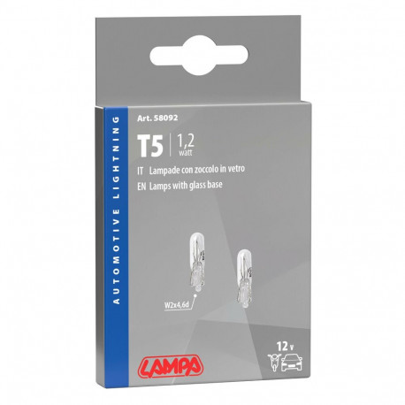 Soklita pirn 2tk, 1,2W, W2x4,6d
