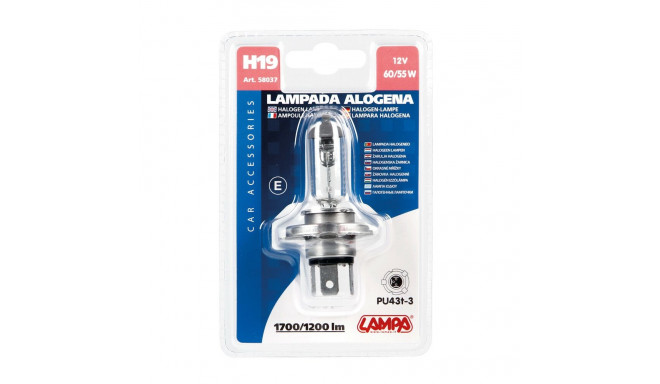 H19, 12V,60/55W, PU43t-3, 1200/1700lm, E