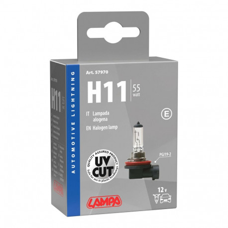 Pirn H11 12V 55W,sokkel PGJ19-2