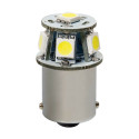 Pirn 1tk, 12V Hyper-Led , 6 SMD , (P21W)