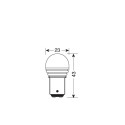 Pirn 1tk,mega led, 1 smd, 10-30V,BAY15d,