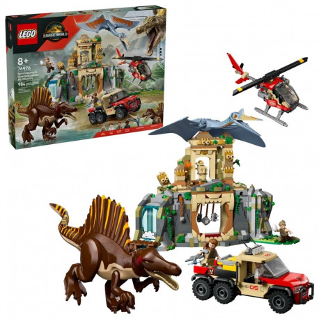 LEGO JURASSIC WORLD 76976 Spinosauruse ja Quetzalcoatlus õhuoperatsioon