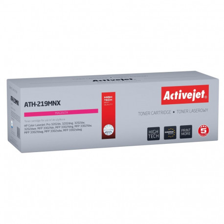 Activejet ATH-219MNX Toner for HP printer, replacement HP 219X W2193X; Supreme; 2500 pages; magenta,