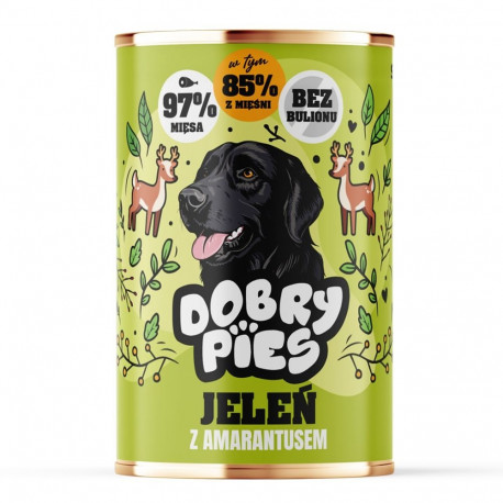 DOBRY PIES märg koeratoit hirveliha amarantiga 400g