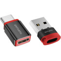 "4smarts USB-C auf USB-A / USB-C Datenblocker Adapter, 2er Set"