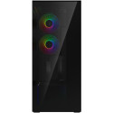 "Arctic Xtender (Black) black window with GPU vertical mount"