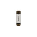 "TRANSCEND ESD310S 1TB External SSD USB 10Gbps Type C/A Silver"