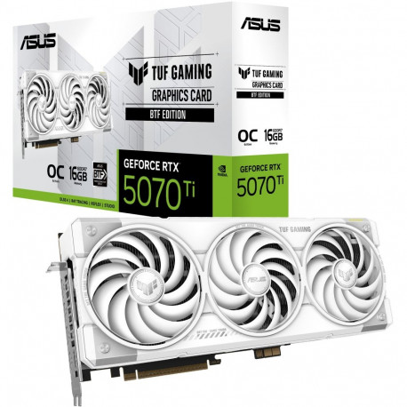 "RTX 5070 TI 16GB ASUS TUF Gaming BTF OC 3 Fan white"