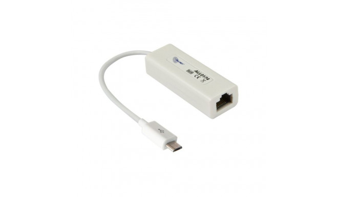 "ALLNET Micro USB 2.0 -> Fast Ethernet RJ45 Netzwerkkarte ALL0174 ALLTRAVEL"