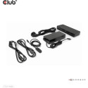 "Club3D KVM Switch 4K60Hz 2x USB-C> HDMI/DP/3xUSB/2xUSB-C/LAN"