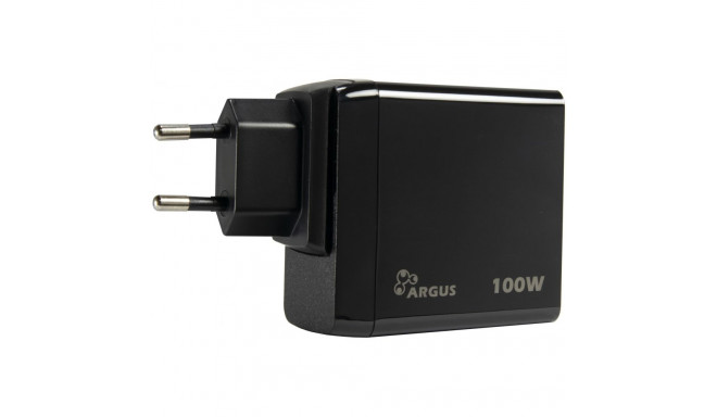 "Charger USB-C 100W Black INTER-TECH PD-3100"