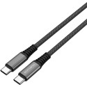 "4smarts USB-C auf USB-C Kabel PremiumCord 100W 3m. schwarz"
