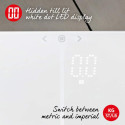 Salter 9164 WH3RJLEU16 Ghost Compact Analyser Scale, White
