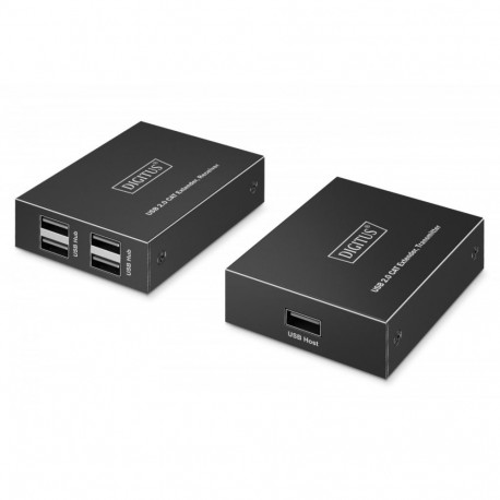Category 6 UTP USB 2.0 Extender up to 150m, 4× USB-A up to 480 Mbps, 1× RJ45 (Gigabit Ethernet) - Ki