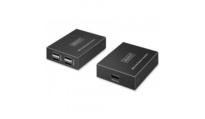 Category 6 UTP USB 2.0 Extender up to 150m, 4× USB-A up to 480 Mbps, 1× RJ45 (Gigabit Ethernet) - Ki