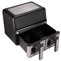 EXTRALINK FRYTKOWNICA AIR FRYER 9L 2200W DWUKOMOROWA CZARNA