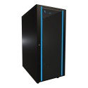 Extralink 27U 600x1000 Black Rackmount cabinet standing