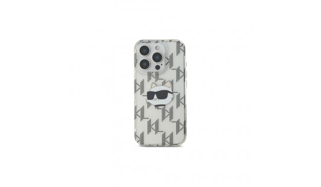Karl Lagerfeld KLHCP16LHKLPCHT iPhone 16 Pro 6.3" läbipaistev kõvaümbris IML Choupette He