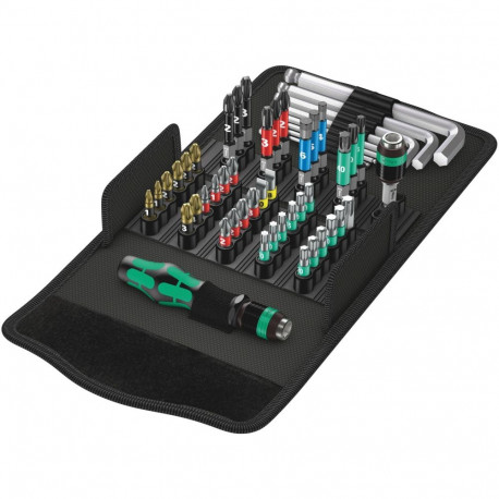 WERA KK100 52-osaline otsikute ja võtmete komplekt