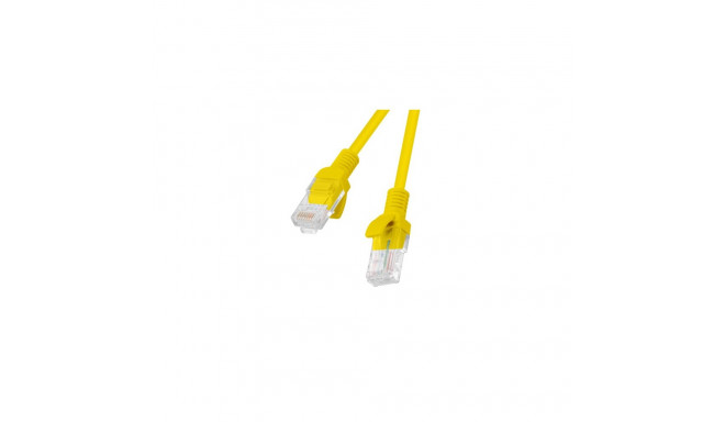 PATCHCORD CAT.6 UTP 1M YELLOW FLUKE PASSED LANBERG