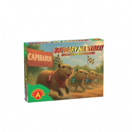 Gra rodzinna gra planszowa kapibary na start