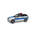 Pojazd range rover velar policyjny z figurką