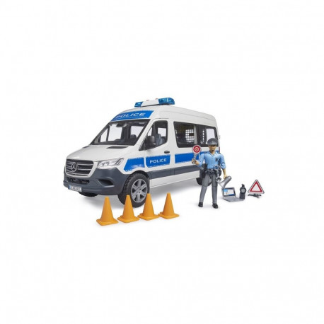 mercedes-benz sprinter politsei komplekt figuuriga ja valgus-/helimooduliga