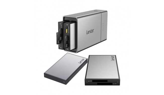 Lexar Professional Workflow Go I with Dual SD reader and 2TB SSD