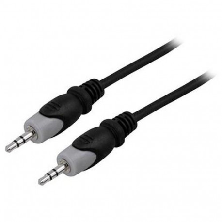 Deltaco MM-154 audio cable 15 m 3.5mm Black