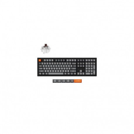 Keychron K10 Max QMK keyboard Universal USB + RF Wireless + Bluetooth US English Black