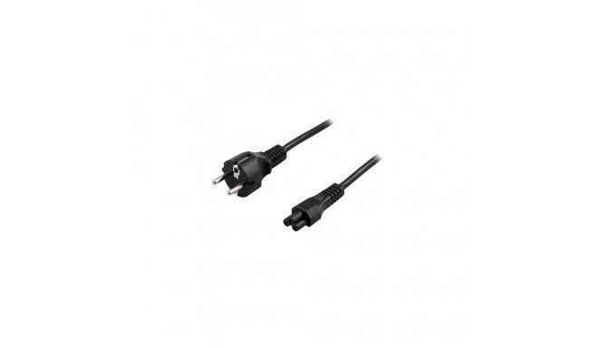 Deltaco DEL-109C power cable Black 1 m CEE7/7 IEC C5