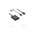 CLUB3D HDMI + Micro USB to DisplayPort™ 4K120Hz or 8K30Hz M/F Active Adapter