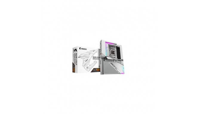 GIGABYTE B650E AORUS STEALTH ICE Motherboard - AMD Ryzen 9000 Series CPUs, 12+2+2 Phases VRM, up to 