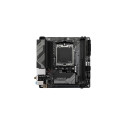 GIGABYTE A620I AX Motherboard - Supports AMD Ryzen 8000 CPUs, 5+2+1 Phases Digital VRM, up to 6400MH