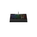 ASUS ROG Strix FLARE II PBT keyboard Gaming USB Black, Metallic