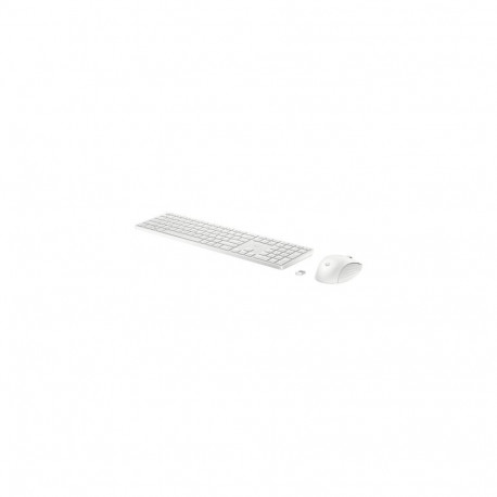 HP 655 Wireless Mouse Keyboard Combo - White - Nordic