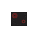 Candy Idea CH64CCB/4U2 Black Built-in 59 cm Ceramic 4 zone(s)