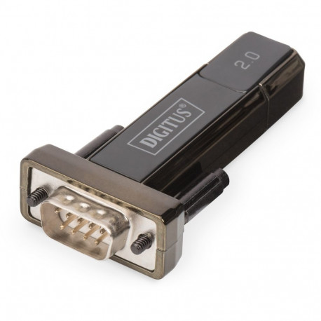 "DIGITUS Adapter USB2.0/A -> seriell D-Sub9 St/St + 0.8m Kab retail"