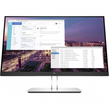 "58,4cm/23'' (1920x1080) HP E23 G4 IPS 16:9 5ms HDMI VGA DisplayPort USB VESA Pivot Full HD Black"
